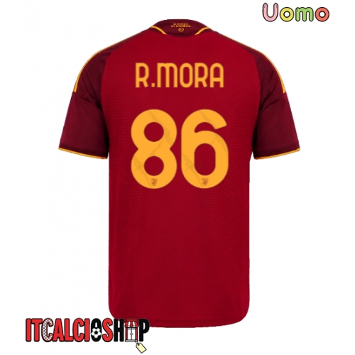 AS Roma Rodrigo Mora #86 Prima Maglia 2026-27 Manica Corta
